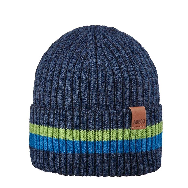 ARECO Beanie blau