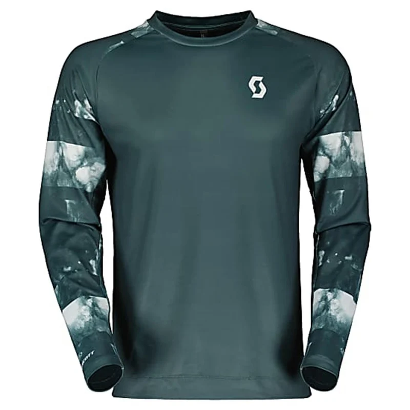 Scott M Trail Storm L/S aruba green/light grey