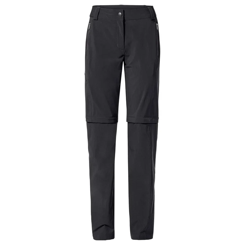 Vaude Farley Stretch ZO T-Zip II short black Damen Trekkinghose