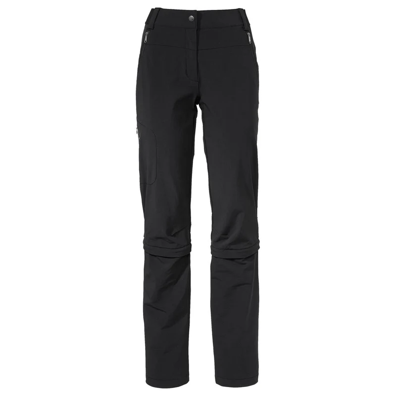 Vaude Farley Stretch Capri T-Zip III reg black Damen Trekkinghose