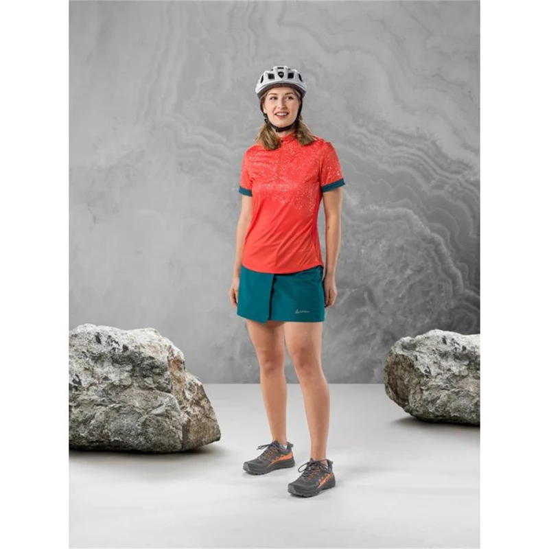 Löffler Damen Bike Shirt HZ Paladina fire opal