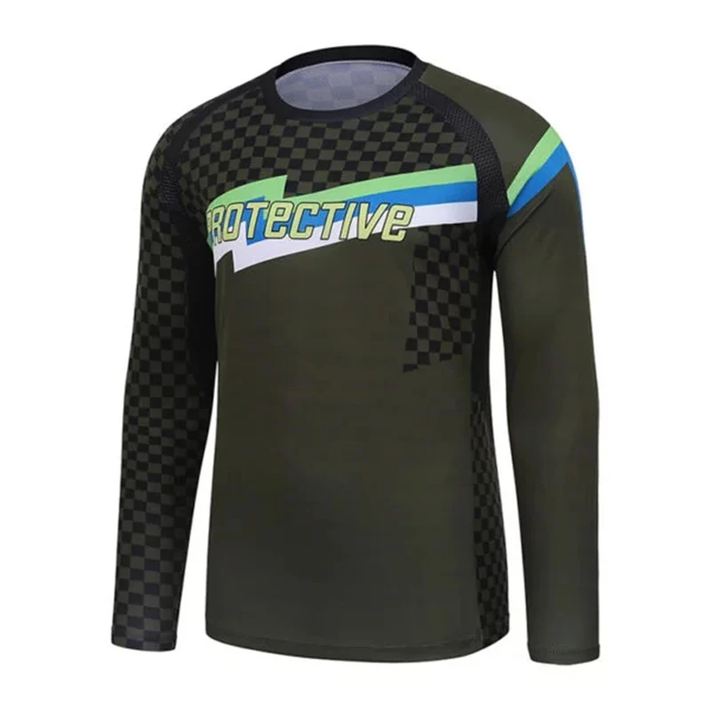 Protective P-King of vert Herren Radtrikot dark olive