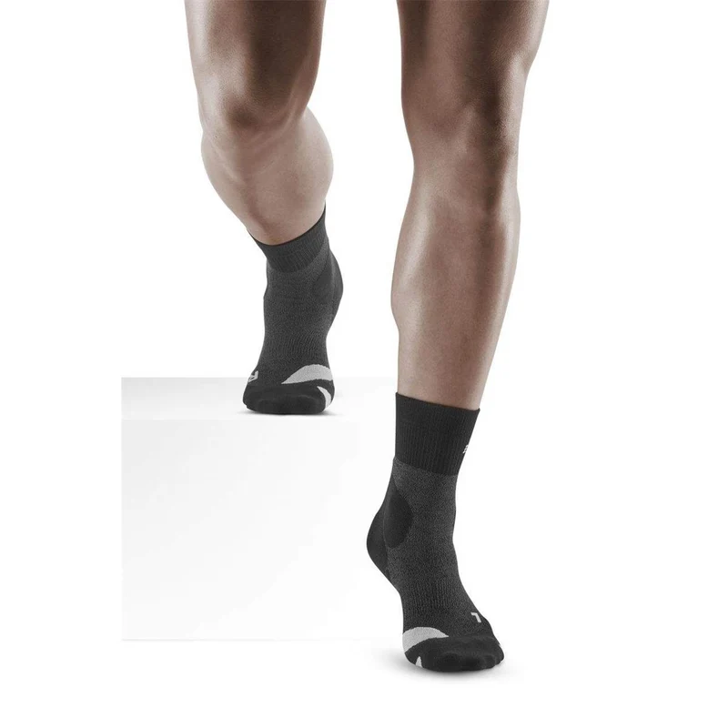 CEP Hiking Merino Mid-Cut Socks Men Stonegrey