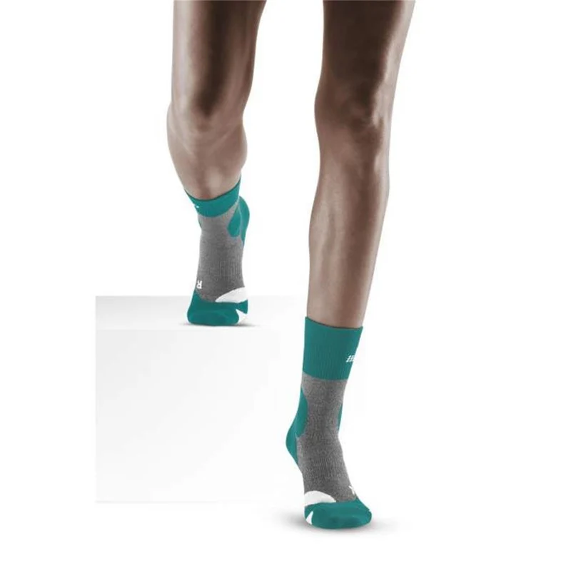 CEP Hiking Merino Mid-Cut Socks Women Forestgreen