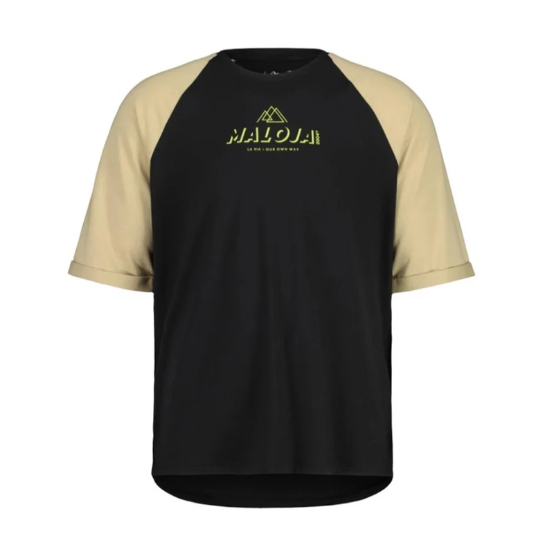 Maloja - AnderterM. -Radtrikot - deep black multi - Herren